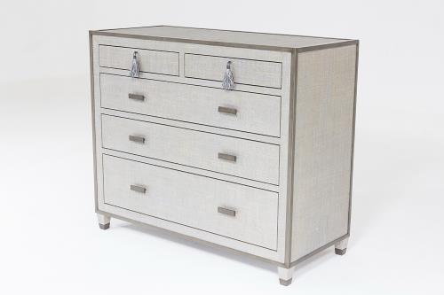 D'Oro Chest of Drawers - Florentine Silverwork - Grats Decor Interior Design & Build Inc.