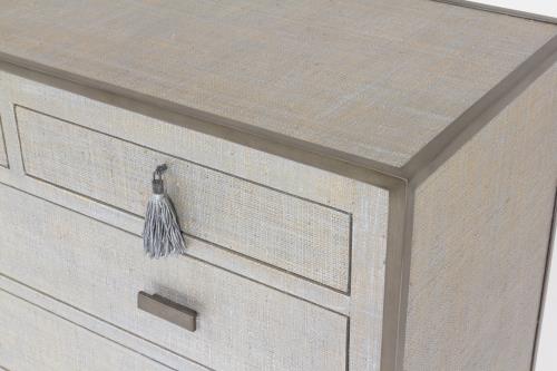 D'Oro Chest of Drawers - Florentine Silverwork - Grats Decor Interior Design & Build Inc.