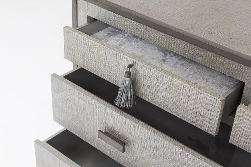 D'Oro Chest of Drawers - Florentine Silverwork - Grats Decor Interior Design & Build Inc.