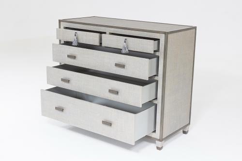 D'Oro Chest of Drawers - Florentine Silverwork - Grats Decor Interior Design & Build Inc.