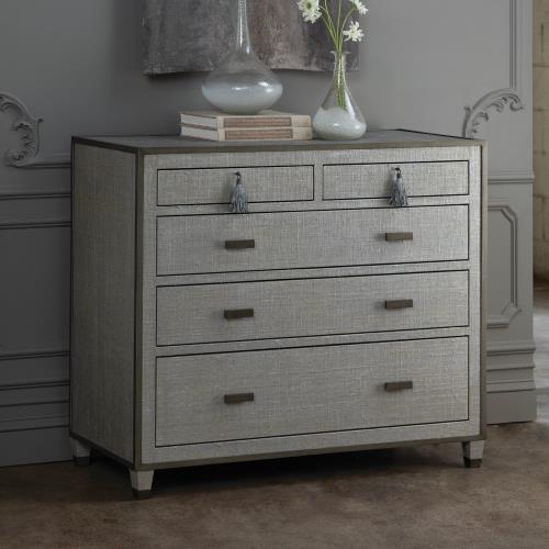 D'Oro Chest of Drawers - Florentine Silverwork - Grats Decor Interior Design & Build Inc.