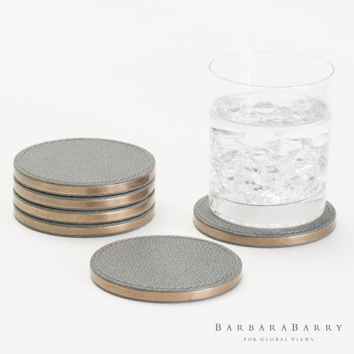 Barbara Barry S/6 Alpen Coasters-Blau - Grats Decor Interior Design & Build Inc.