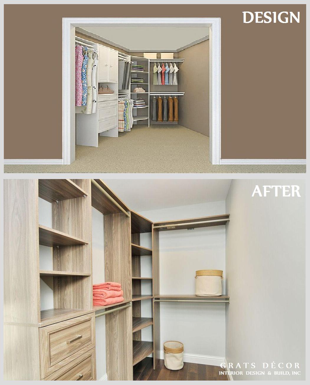 Master Bedroom Suite - Grats Decor Interior Design & Build Inc.