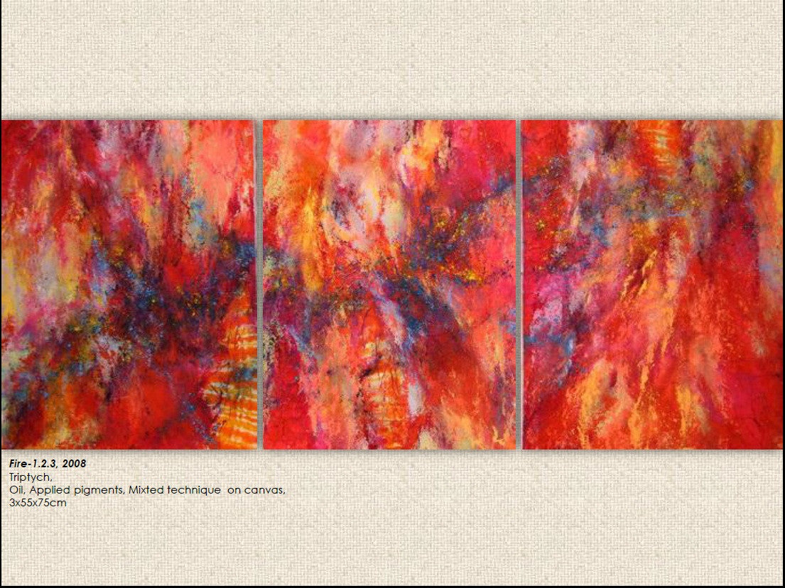 Fire - Elements of Life - Larissa Noury - Original - Grats Decor Interior Design & Build Inc.