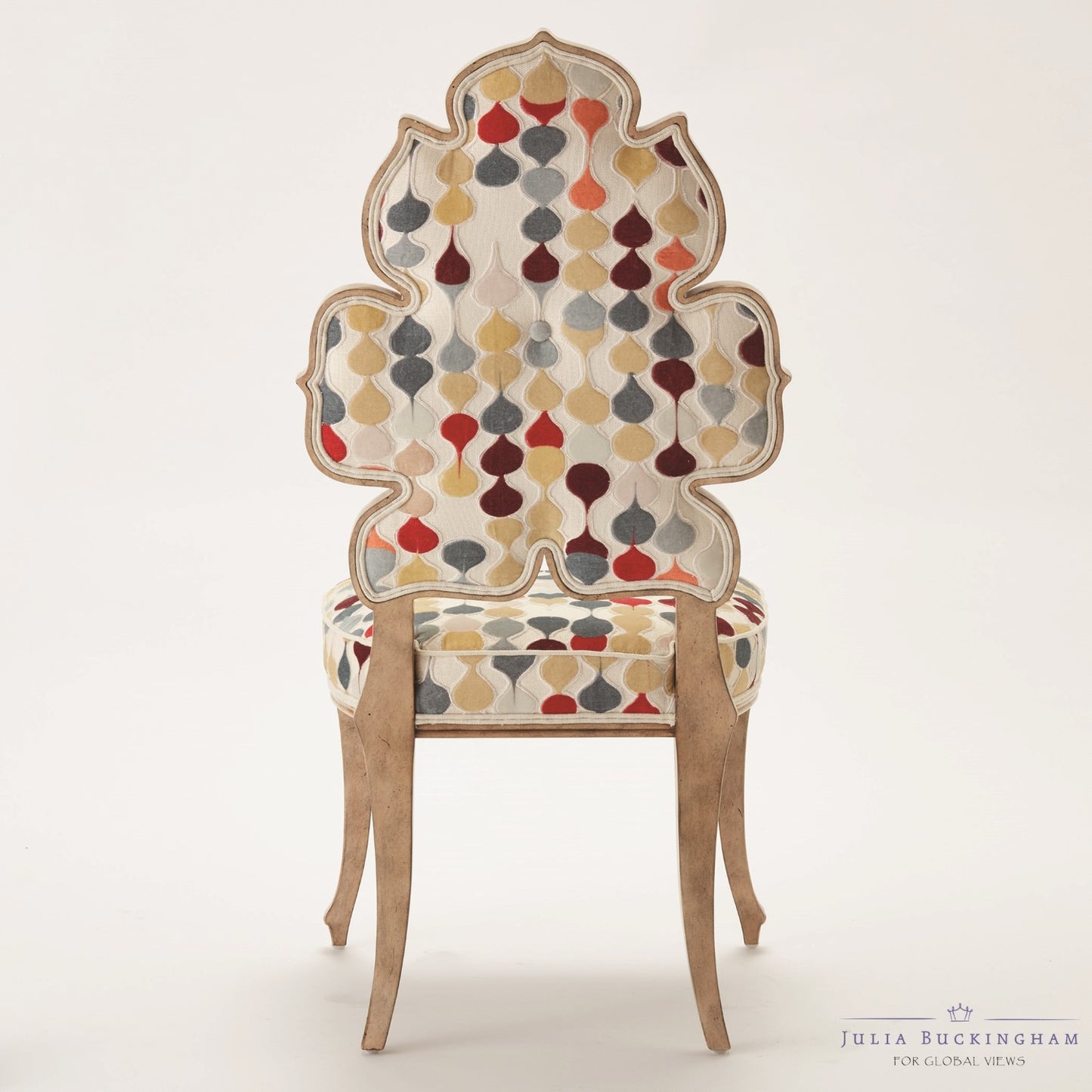 Wiggle Dining Chair - Multi Raindrop - Grats Decor Interior Design & Build Inc.