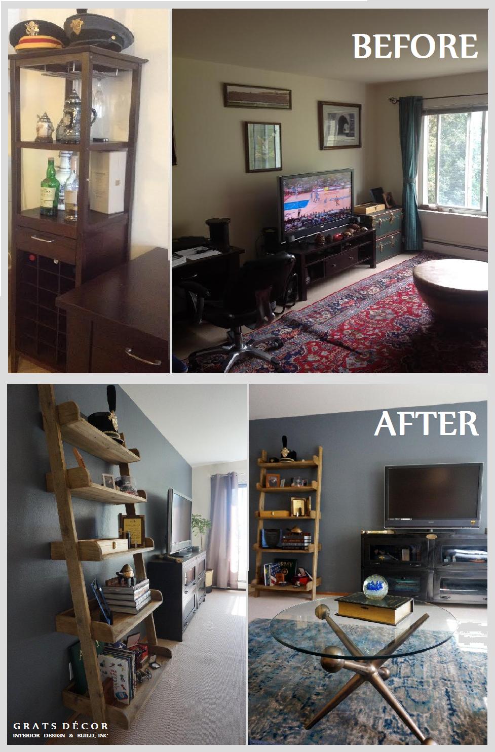Cow Hollow Livingroom - Grats Decor Interior Design & Build Inc.