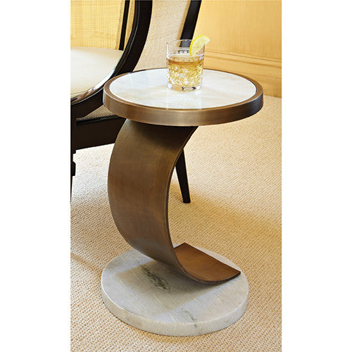 Cody 15"Dia Accent Table - Grats Decor Interior Design & Build Inc.