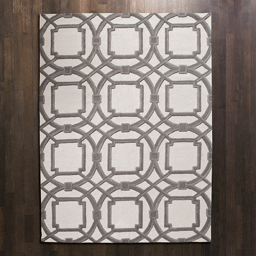 Sultan Rug - 4 Sizes - Grey/Ivory - Grats Decor Interior Design & Build Inc.