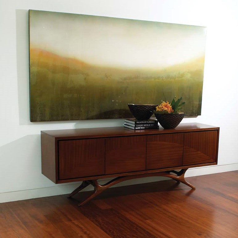 Swoop 88" Cabinet - Dark - Grats Decor Interior Design & Build Inc.