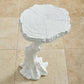 Faux Bois Table - White - Grats Decor Interior Design & Build Inc.