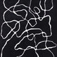 Squiggle Rug - Black/Ivory - 2 sizes