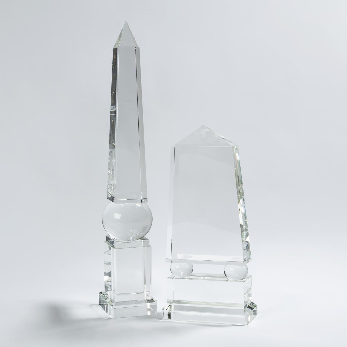 Wide Crystal Obelisk - Grats Decor Interior Design & Build Inc.