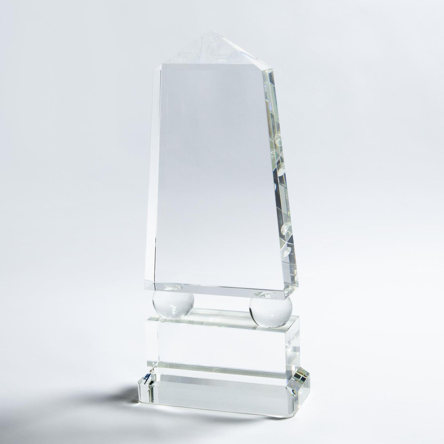 Wide Crystal Obelisk - Grats Decor Interior Design & Build Inc.