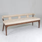 Moderno Bench - Ivory Marble Leather