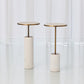Tall Cored Marble Table - Bronze