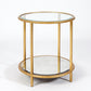 Stud End Table - Gold Leaf