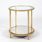 Stud End Table - Gold Leaf