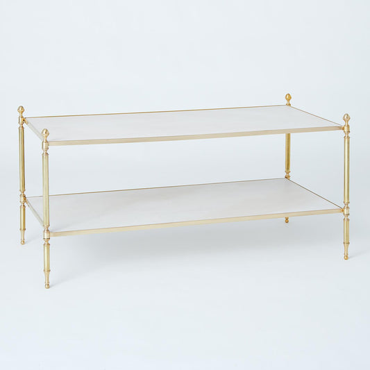 Acorn Cocktail Table - Brass