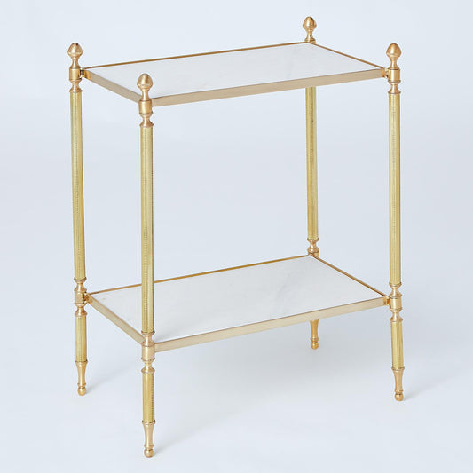 Acorn Side Table - Brass