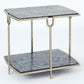 Curve Side Table - Silver