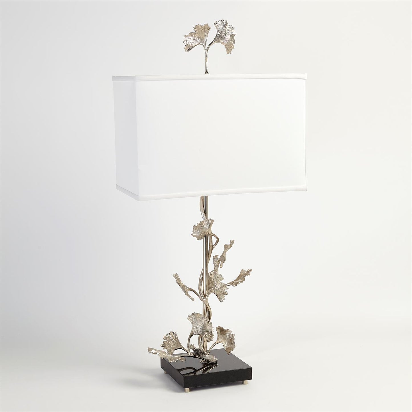 Ginkgo Table Lamp - Nickel - Grats Decor Interior Design & Build Inc.