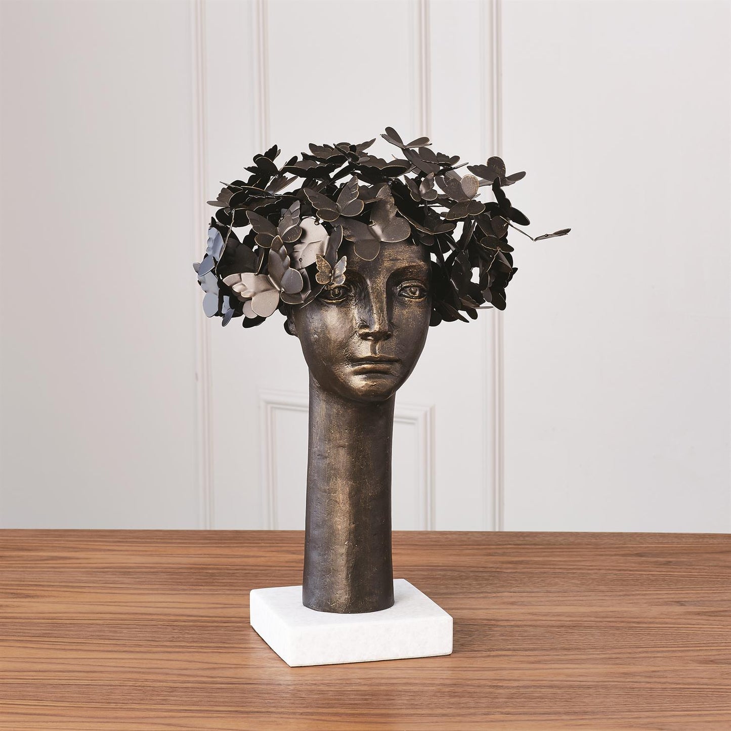 Butterflies for Brains 24"H Sculpture - Grats Decor Interior Design & Build Inc.