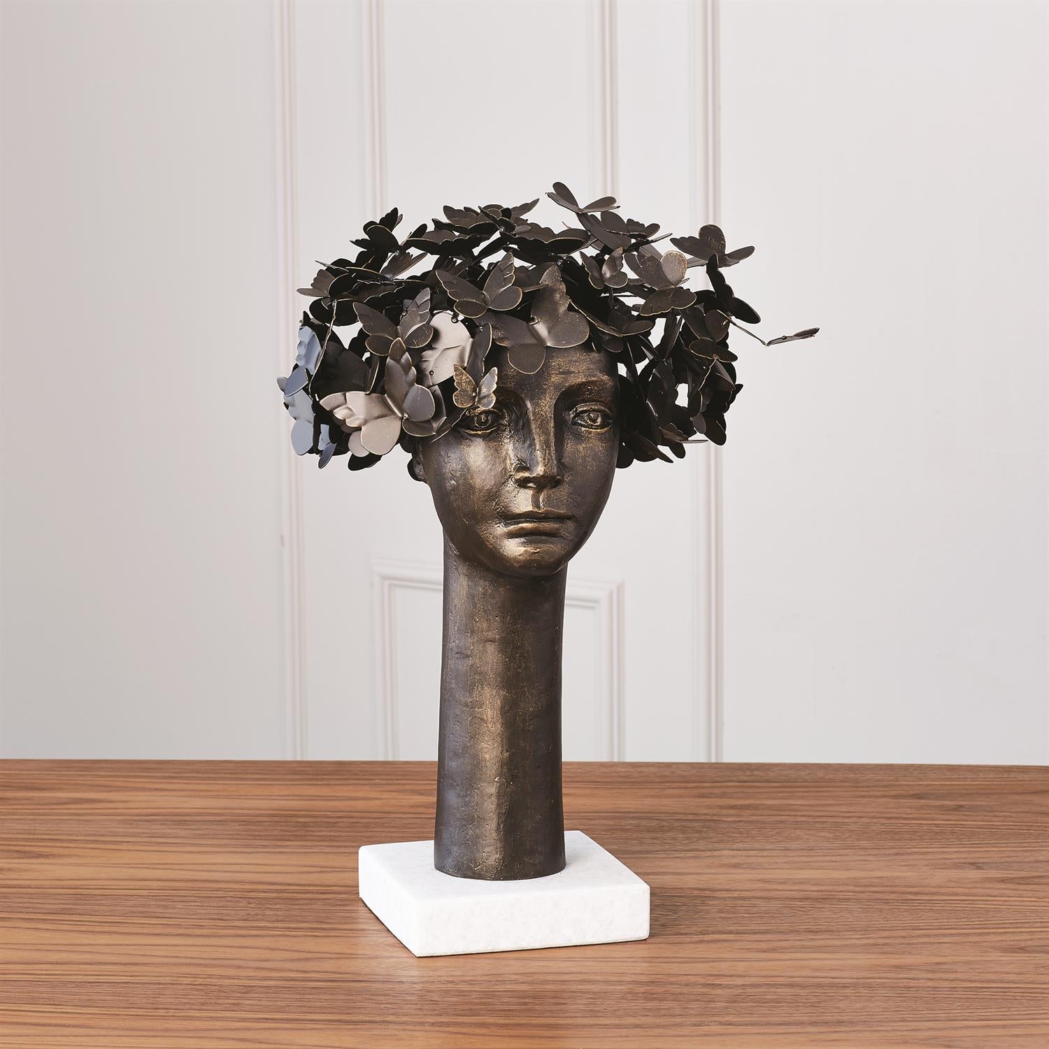 Butterflies for Brains 24"H Sculpture - Grats Decor Interior Design & Build Inc.