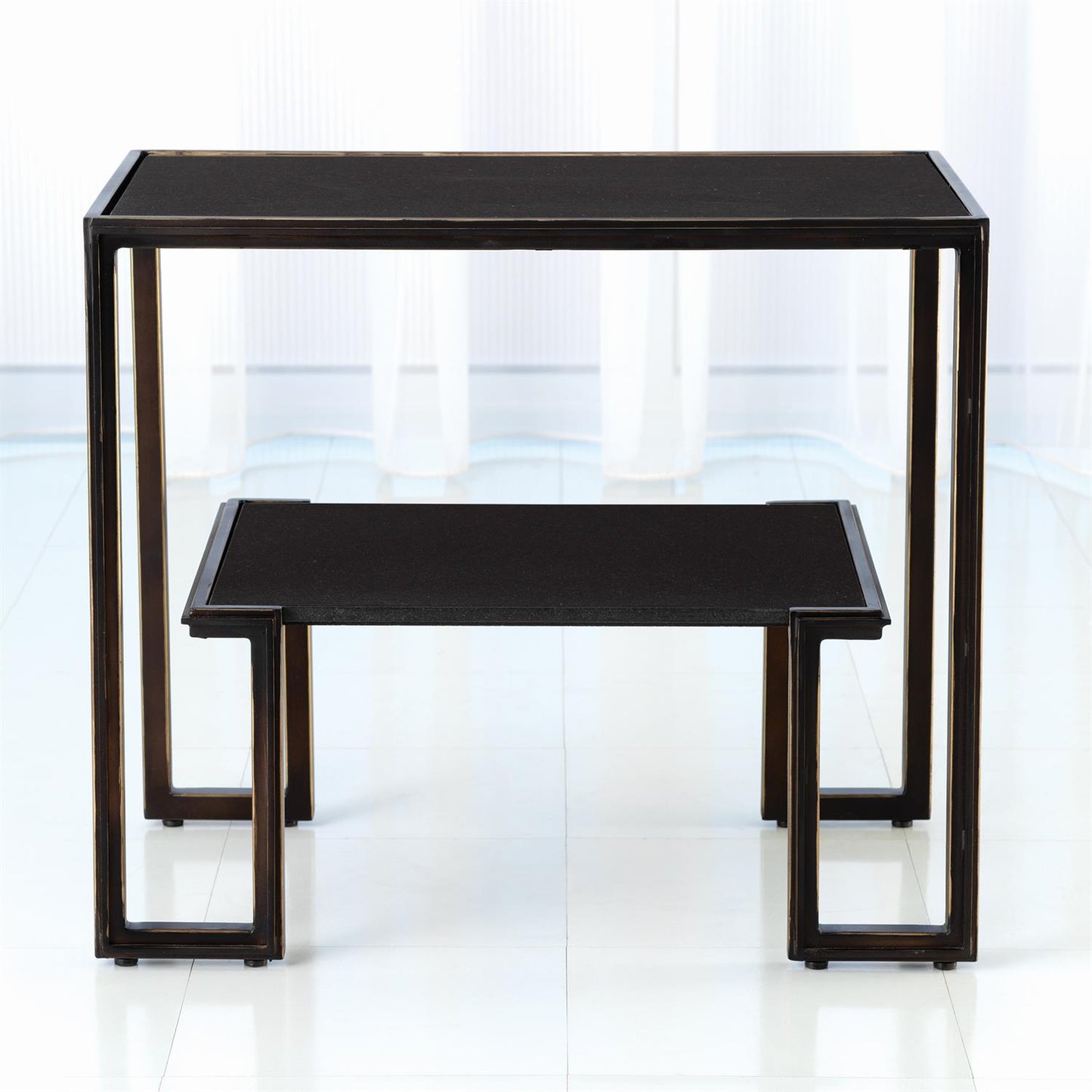 One - Up Table - Bronze - Grats Decor Interior Design & Build Inc.
