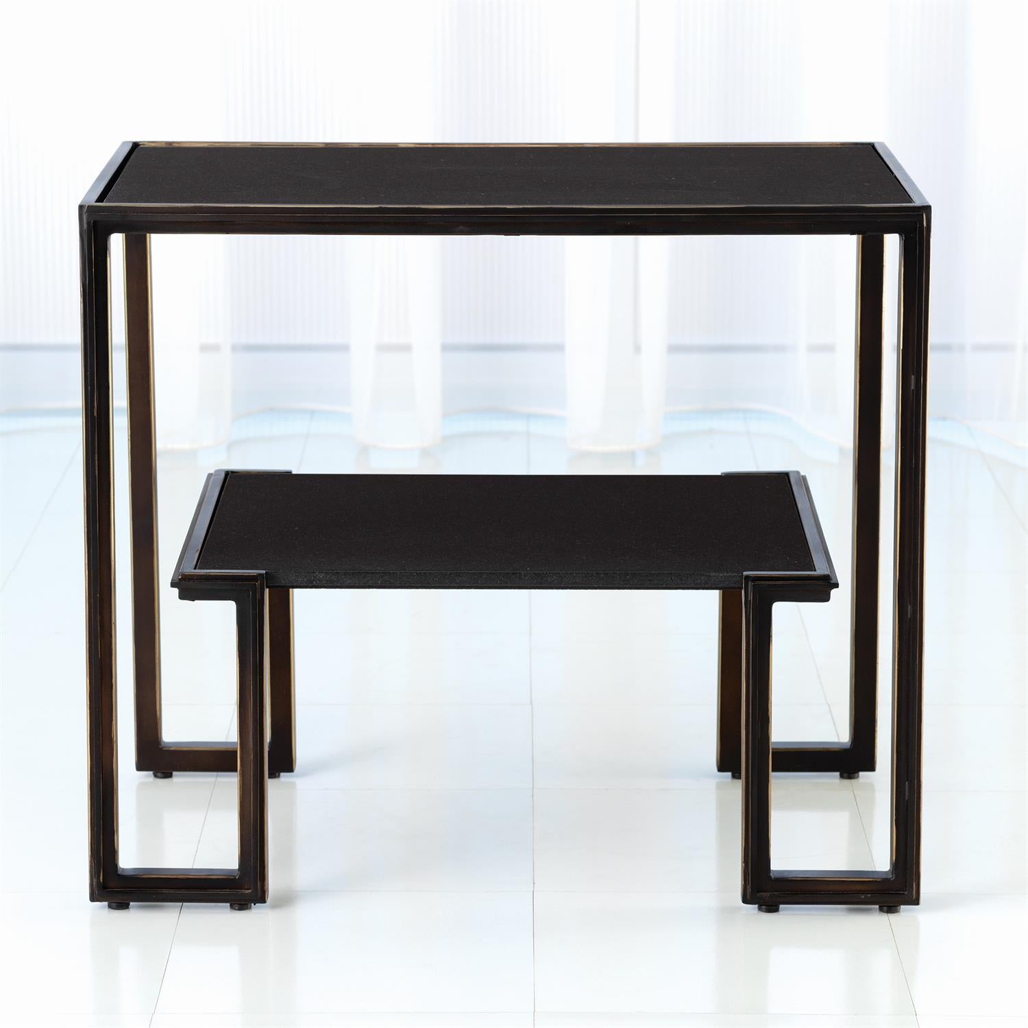 One - Up Table - Bronze - Grats Decor Interior Design & Build Inc.