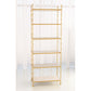 Spike 29"W x 80"H Etagere - Brass