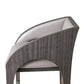 Arches Barstool - Grey Leather