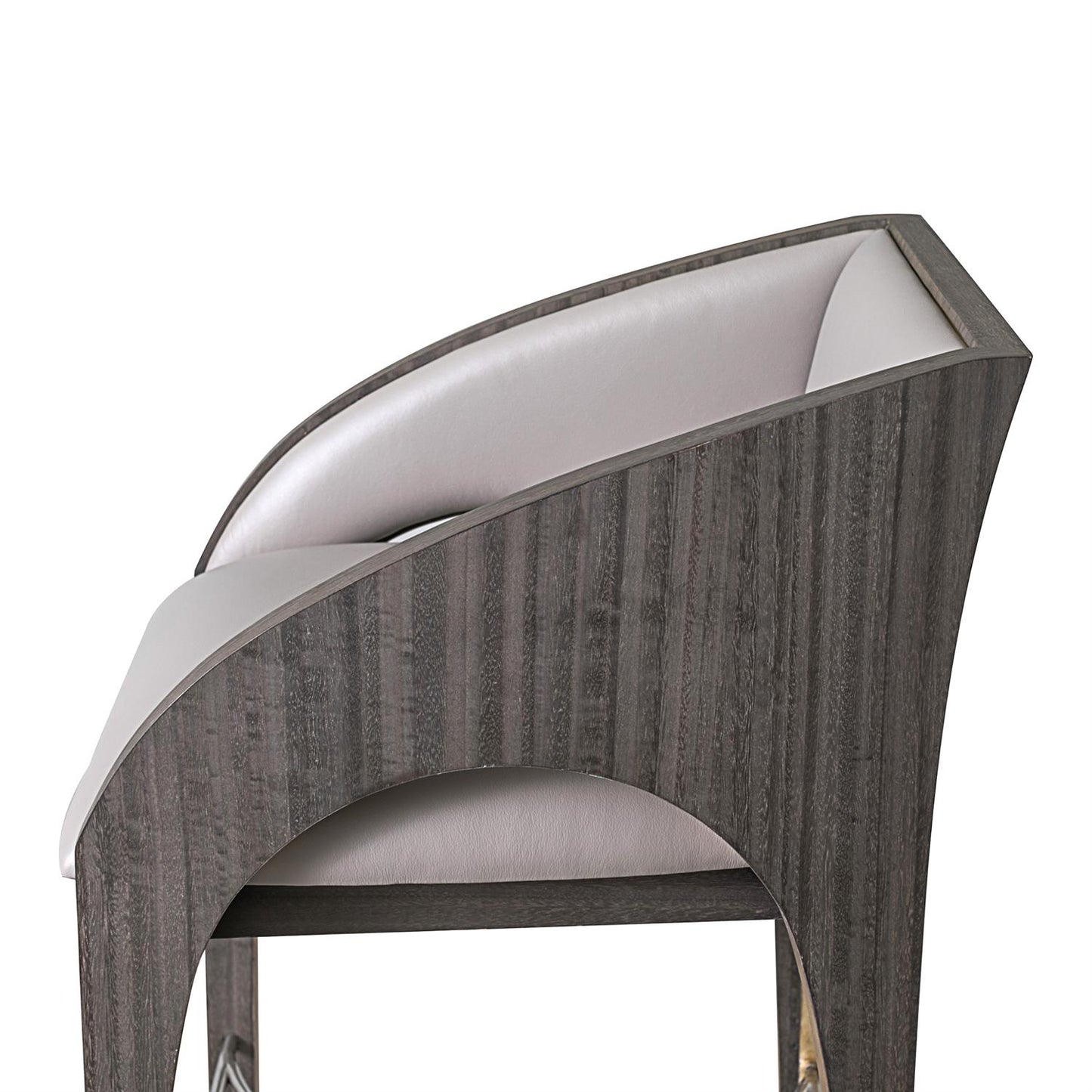 Arches Barstool - Grey Leather