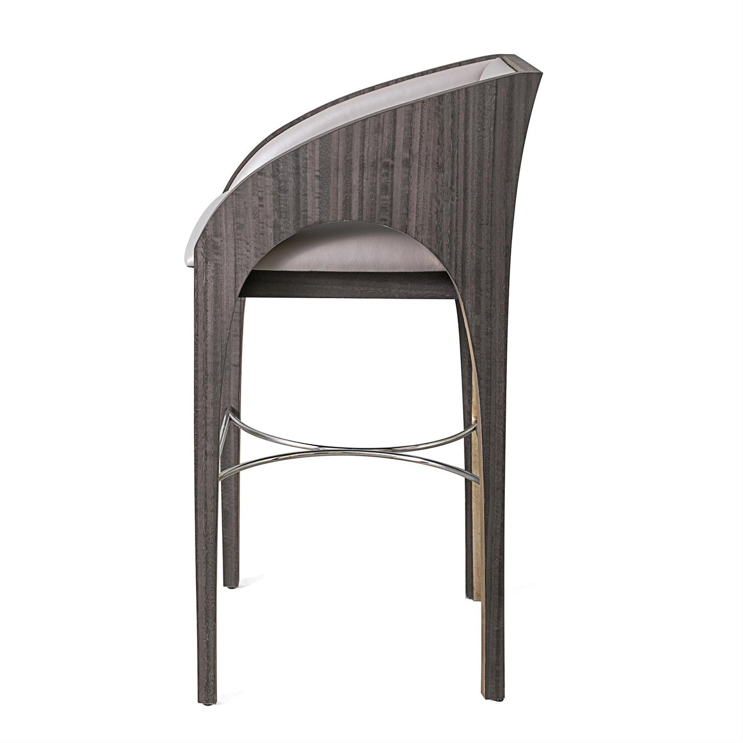 Arches Barstool - Grey Leather