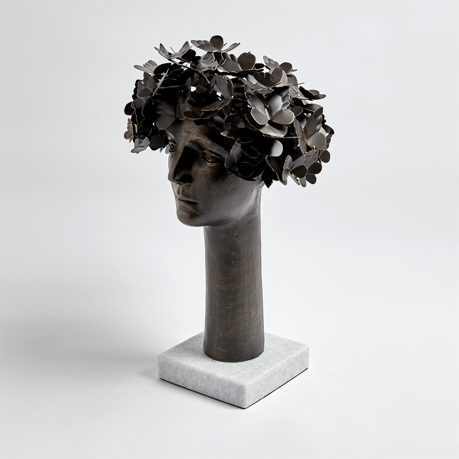 Butterflies for Brains 24"H Sculpture - Grats Decor Interior Design & Build Inc.