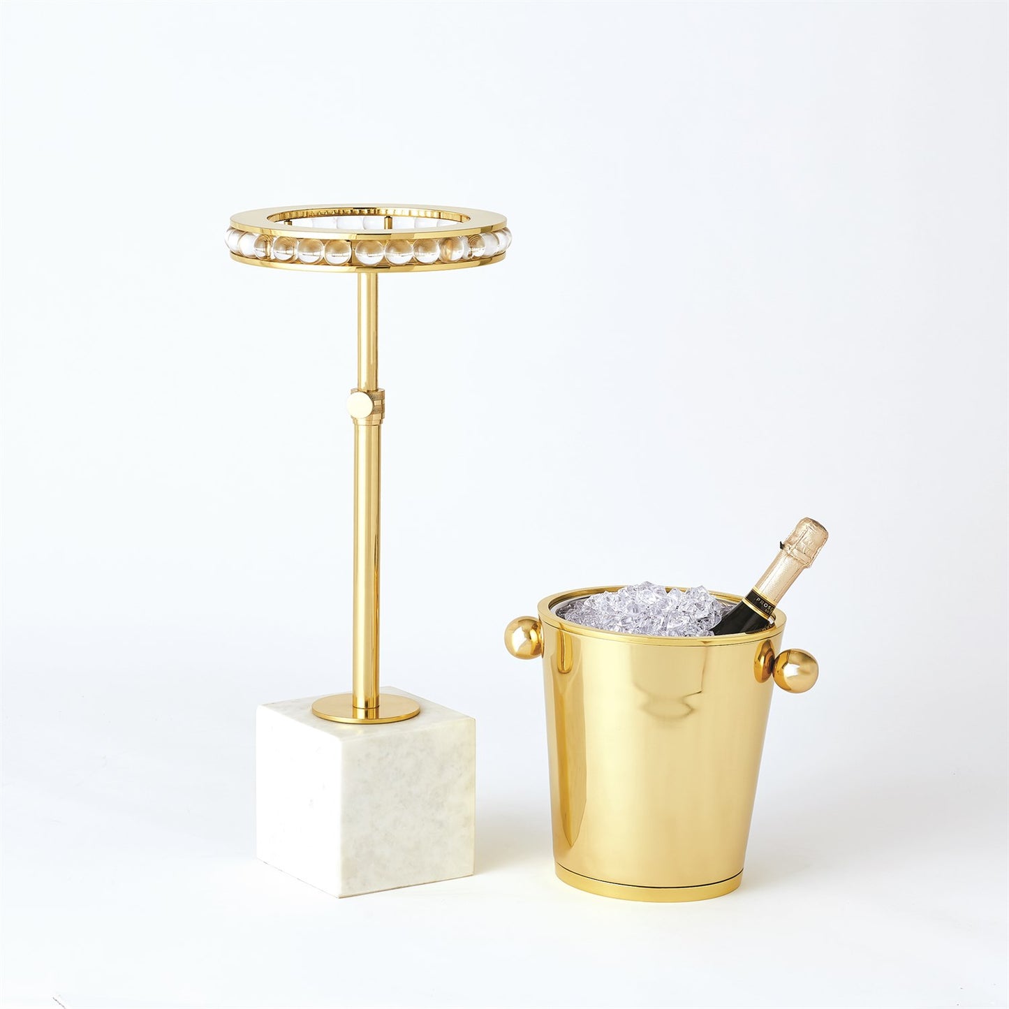 Margot Side Table - Brass