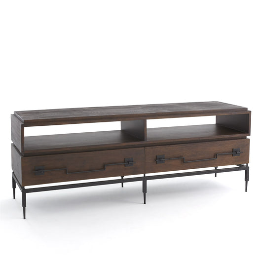 Scratch 71" Media Console - Brushed Mango