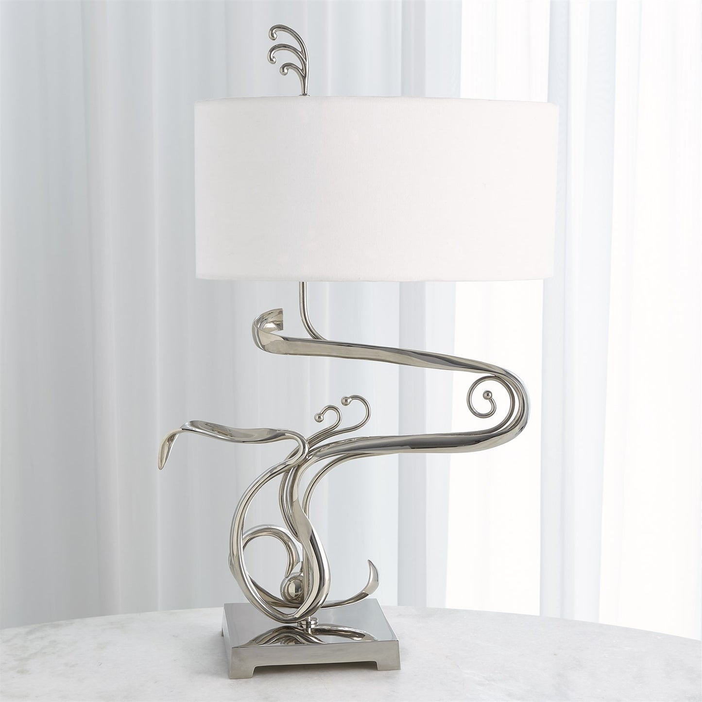 Fete Table Lamp - Nickel