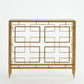 Open Block 43" Console - Gold - Grats Decor Interior Design & Build Inc.