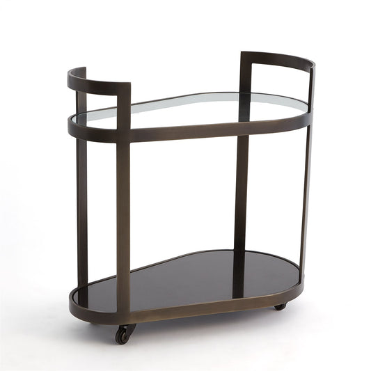 Regan Bar Cart - Antique Gunmetal