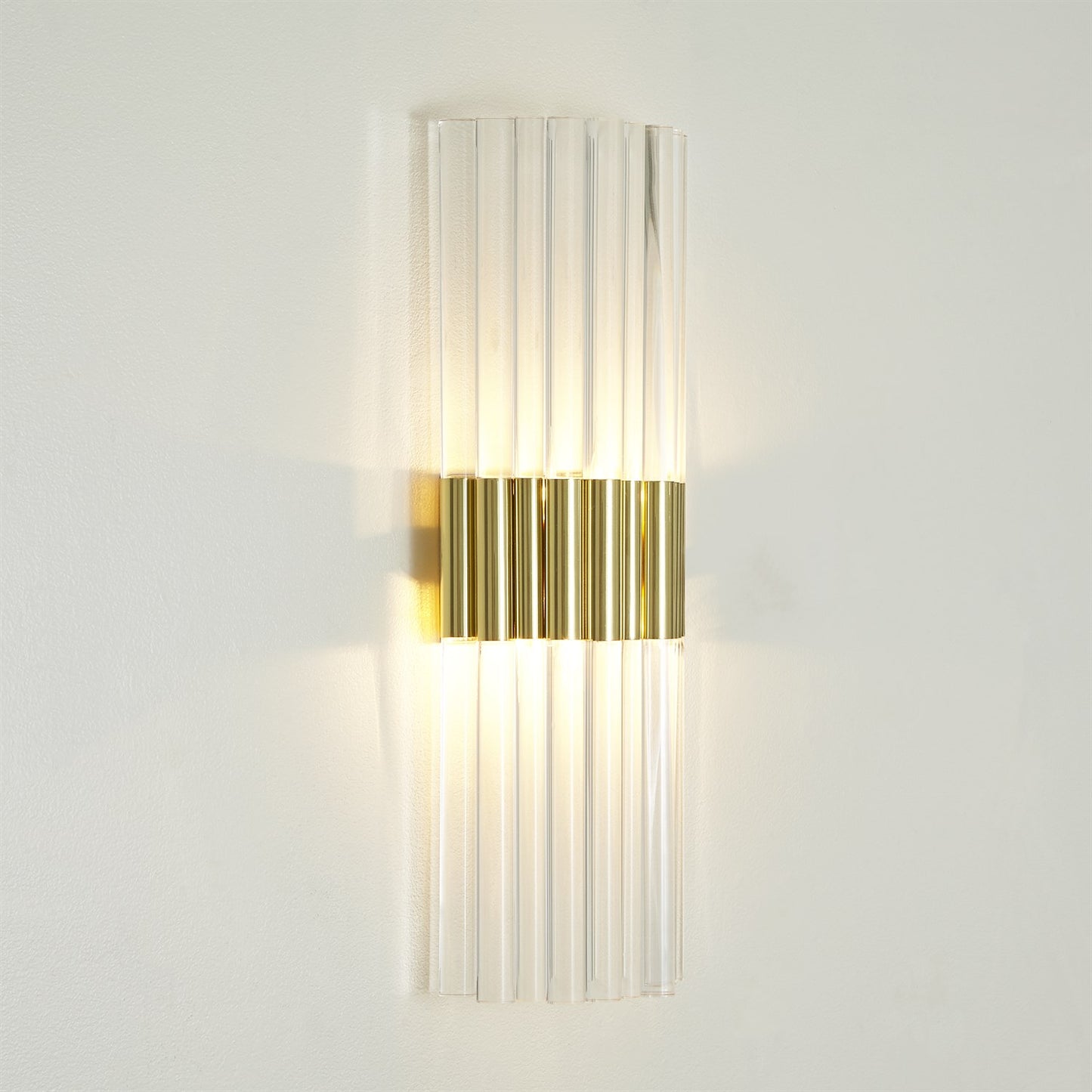 Acrylic Sconce - Brass