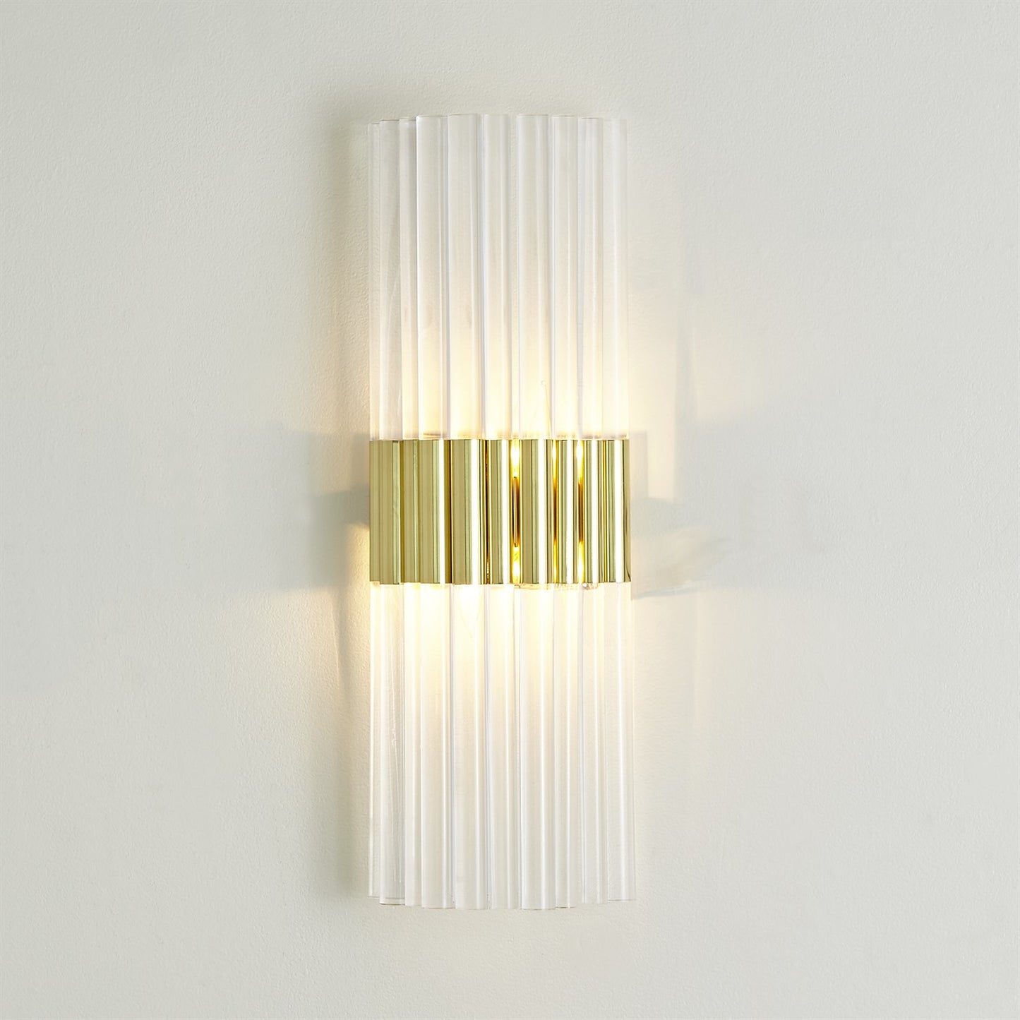 Acrylic Sconce - Brass