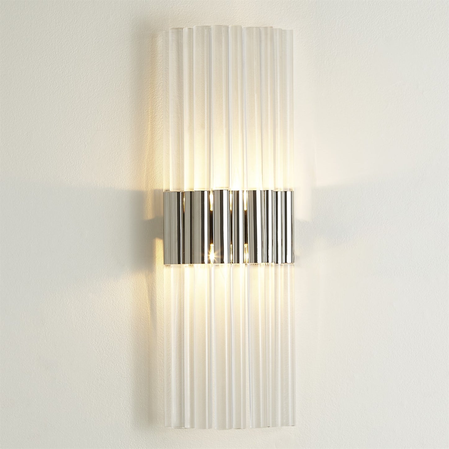 Acrylic Sconce - Nickel
