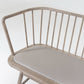 Spindle Long Bench - Grey Leather