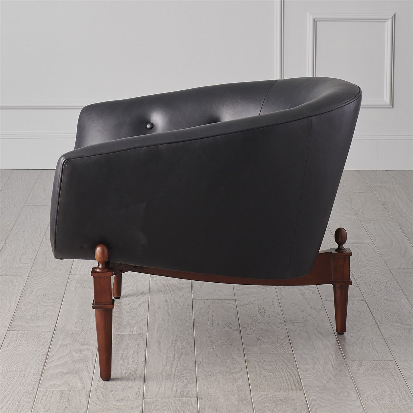 Mimi Leather Chair - Black