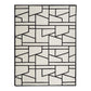 Zig Zag Rug-Ivory/Black - 6 sizes - Grats Decor Interior Design & Build Inc.