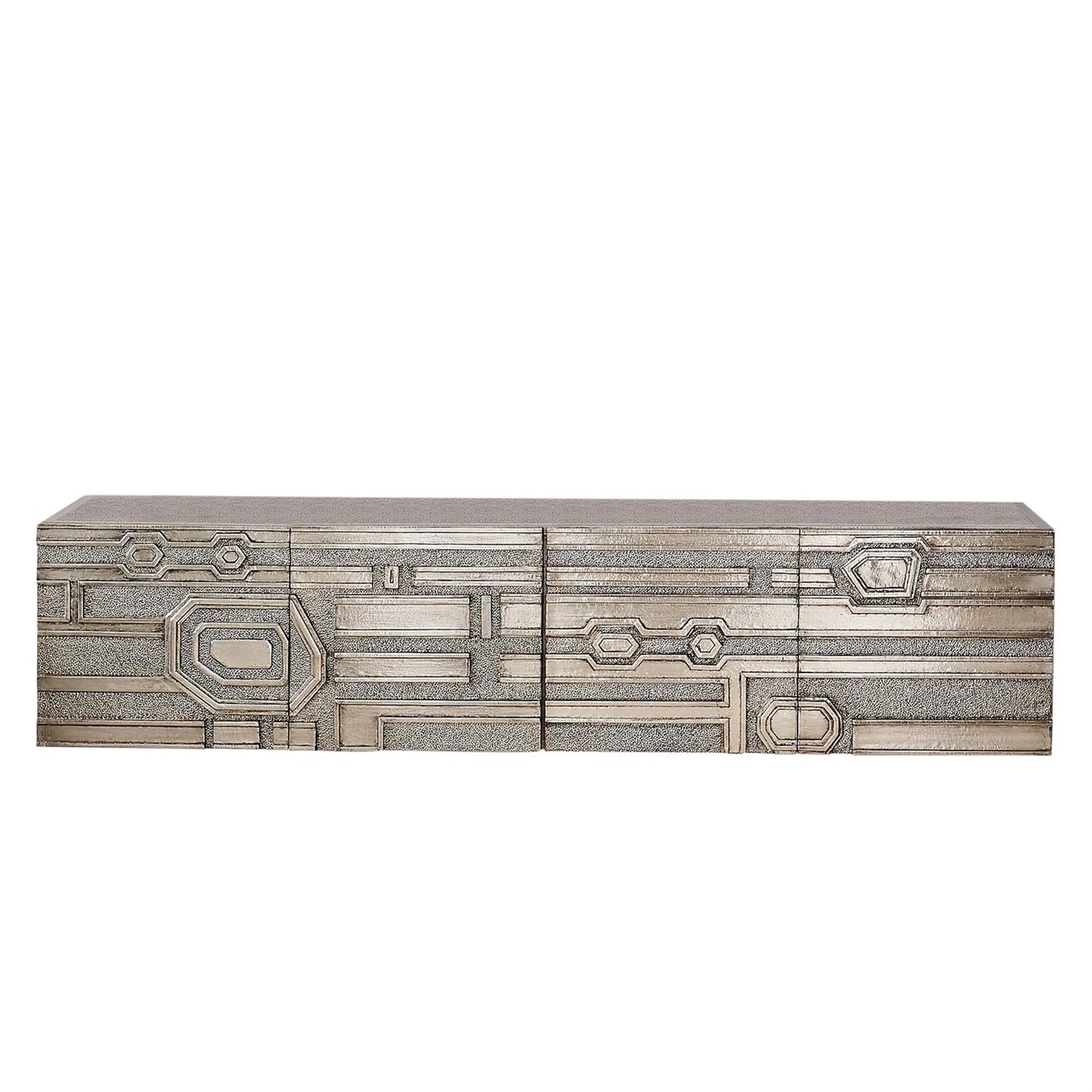 Abstract Block Cabinet - Grey