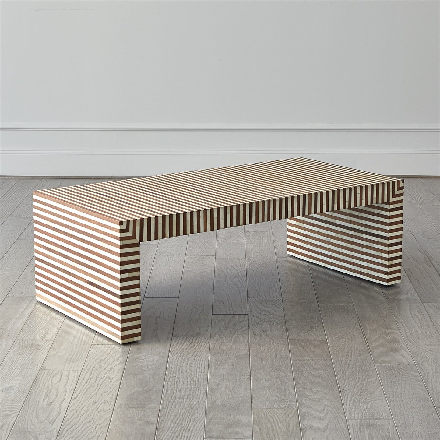 Sienna Coffee Table - Walnut/Bone