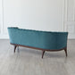 Channel Back Sofa - Dragonfly Velvet