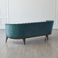 Channel Back Sofa - Dragonfly Velvet