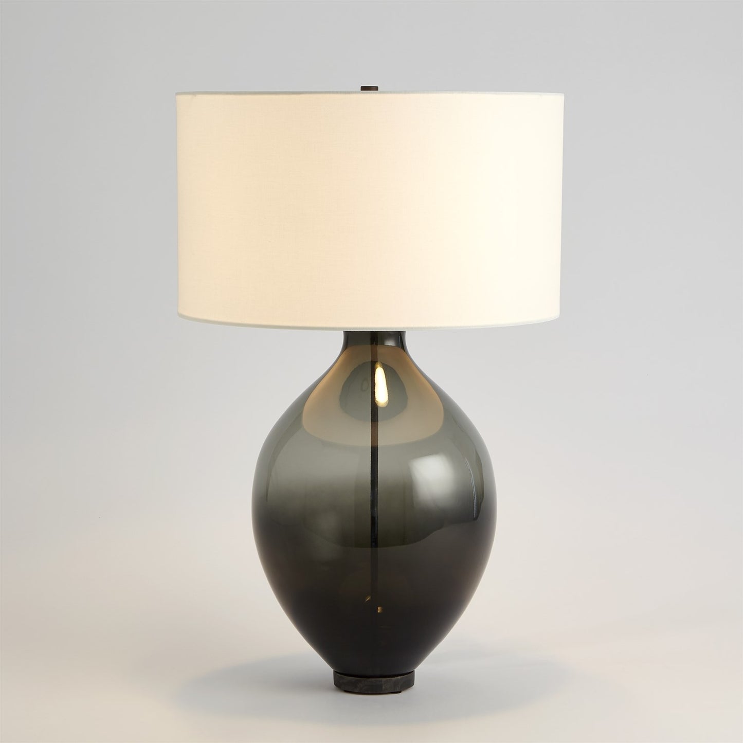 Amphora Glass Table Lamp - Grey